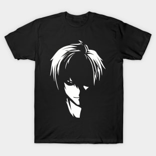 The Misfit of Demon King Academy II Maou Gakuin no Futekigousha Cool Black and White Silhouette Anime Characters : Anos Voldigoad (Transparent) T-Shirt